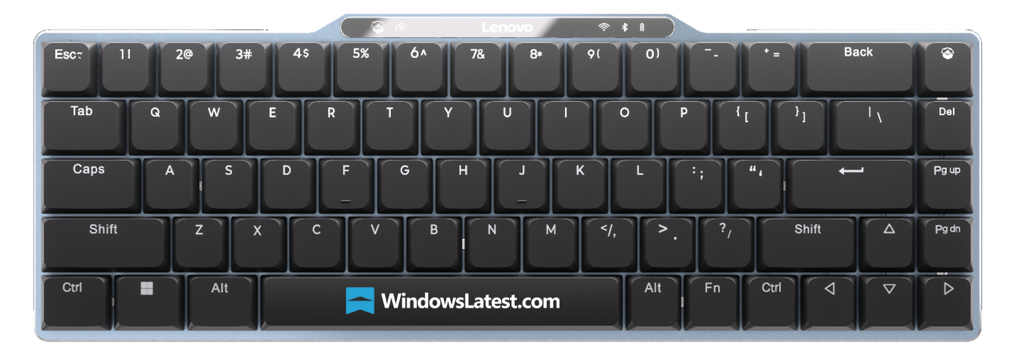 Lenovo Adaptable Keyboard: клавіатура і мишка, котрі заряджають самі себе та адаптують силу натискання