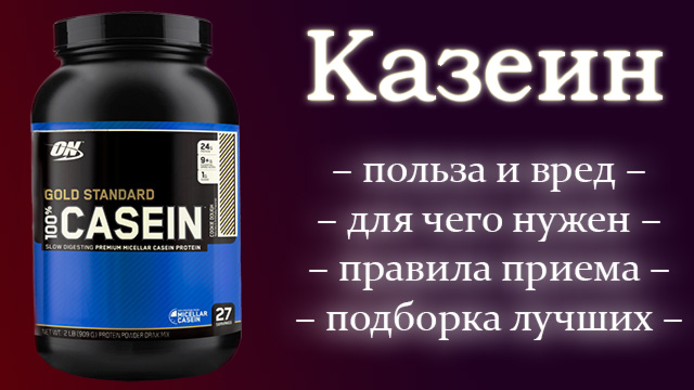 Казеин: его назначение