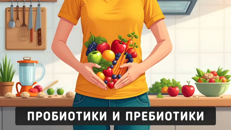 Здоровье кишечника: пробиотики и пребиотики