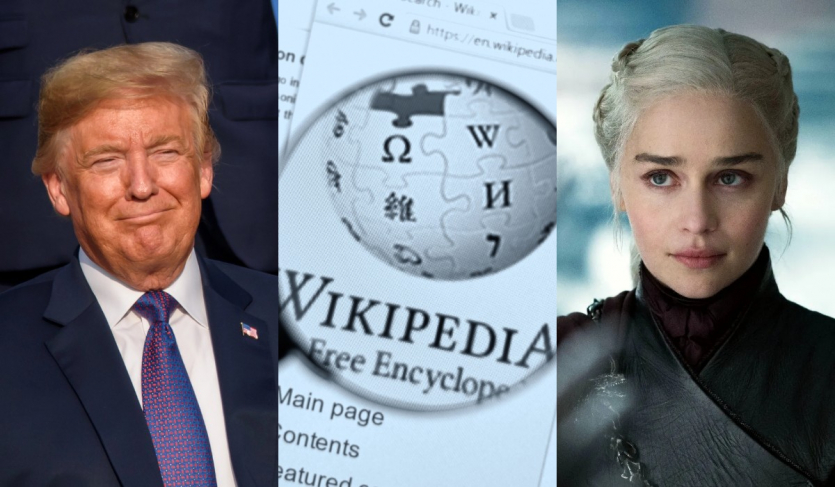 «Игра престолов», списки смертей и Трамп: 25 самых востребованных статей в истории Википедии